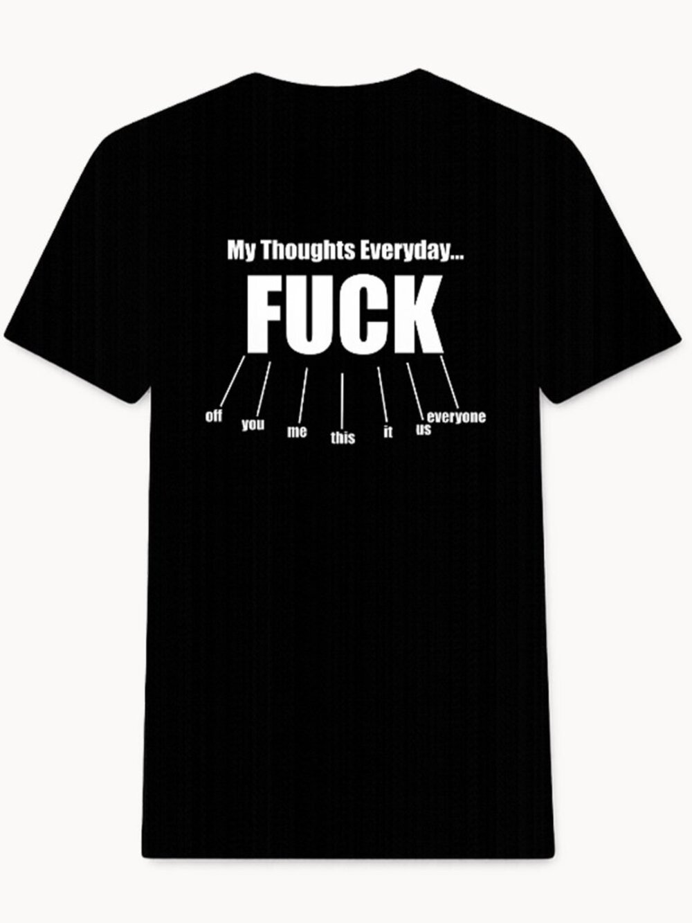 (Men XL Black Funny Black Shirt)